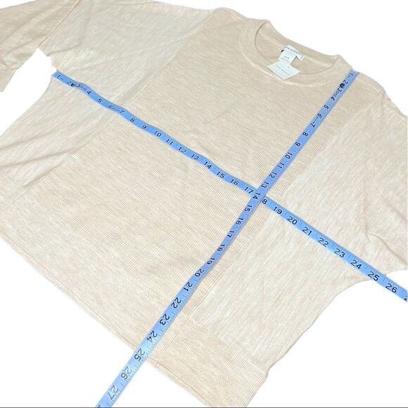 Club Monaco Blocked Sweater in Taupe - Picture 2 of 9